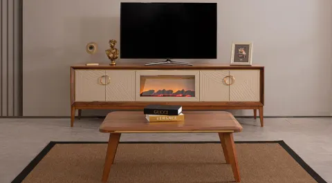 Nisa Walnut Tv Unit