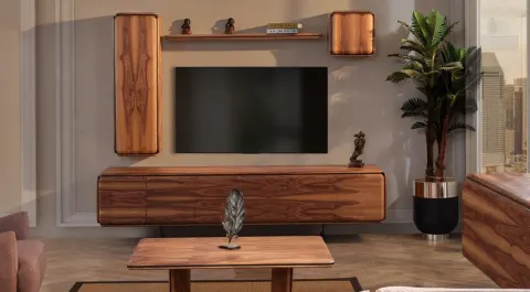 Hema Plus Walnut TV Unit