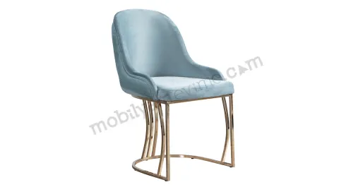 London Gold Metal Leg Chair