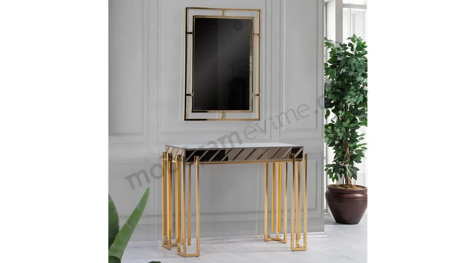 Elit Gold Metal Leg Dresser