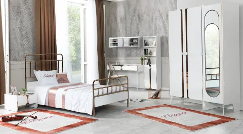 Elegant 3 Doors Young Room Set