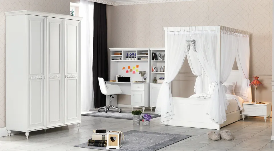 Angel White Young Room Set