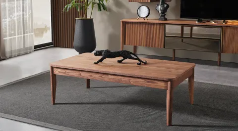 Antique Wooden Leg Coffee Table
