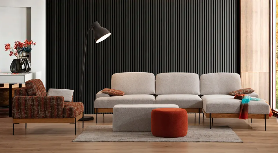 Dejavu Armchair Corner Sofa Set