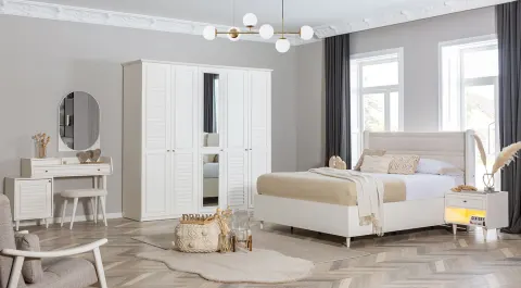 Agra 5 Door Bedroom Set