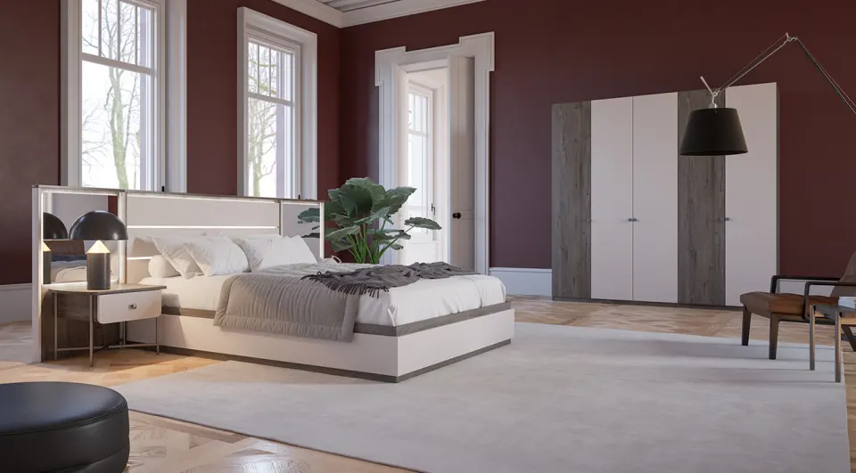 Perla 5 Door Bedroom Set