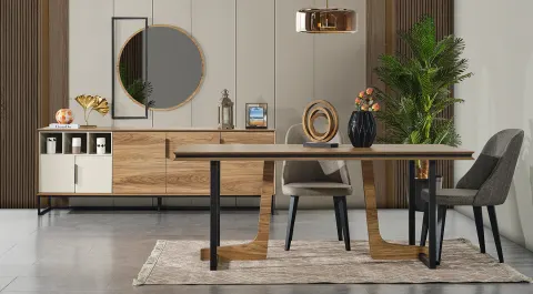 Asya Modern Dining Room Set