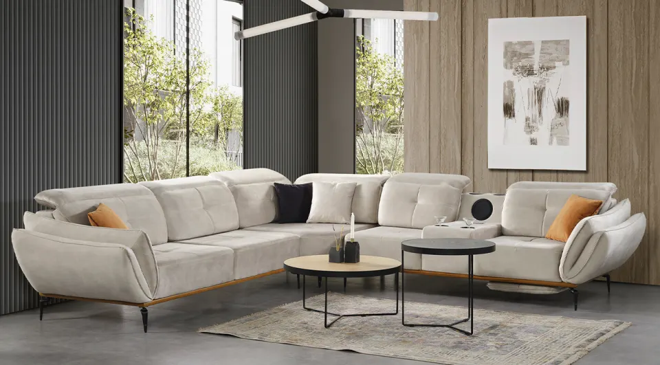 Seray Usbli Sofa Bed Corner Sofa Set