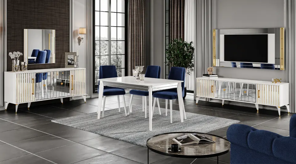 Florya Moonstone Dining Room Set
