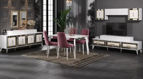Hasret Moonstone Dining Room Set