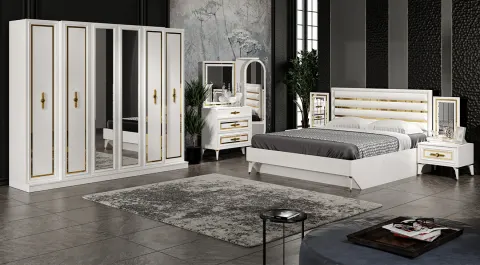 Kadıkoy Moonstone 6 Doors Bedroom Set