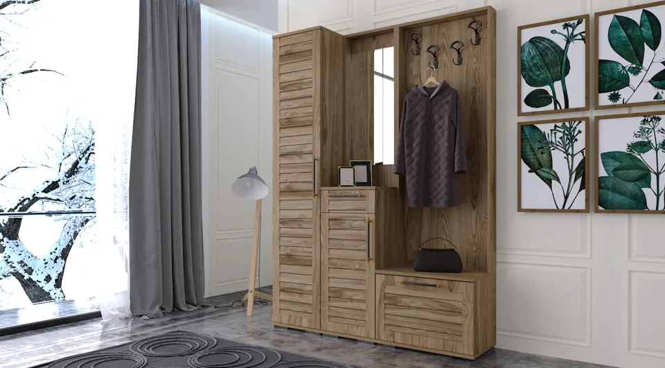 Roma Walnut Portmanto