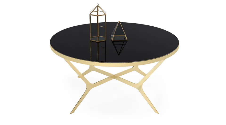 Asos Gold Metal Leg Center Table