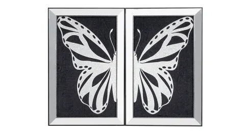 Butterfly Silver Painting