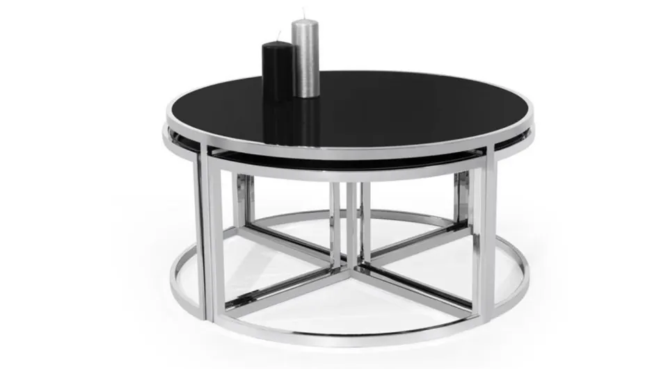 Motto Silver Metal Leg Coffee Table