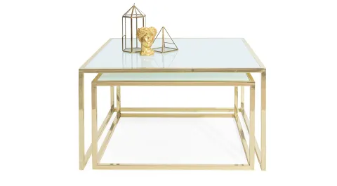 Prada Gold Metal Leg Center Table