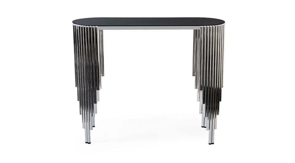 Side Silver Metal Leg Dresser