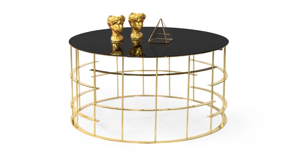 Venus Gold Metal Leg Coffee Table