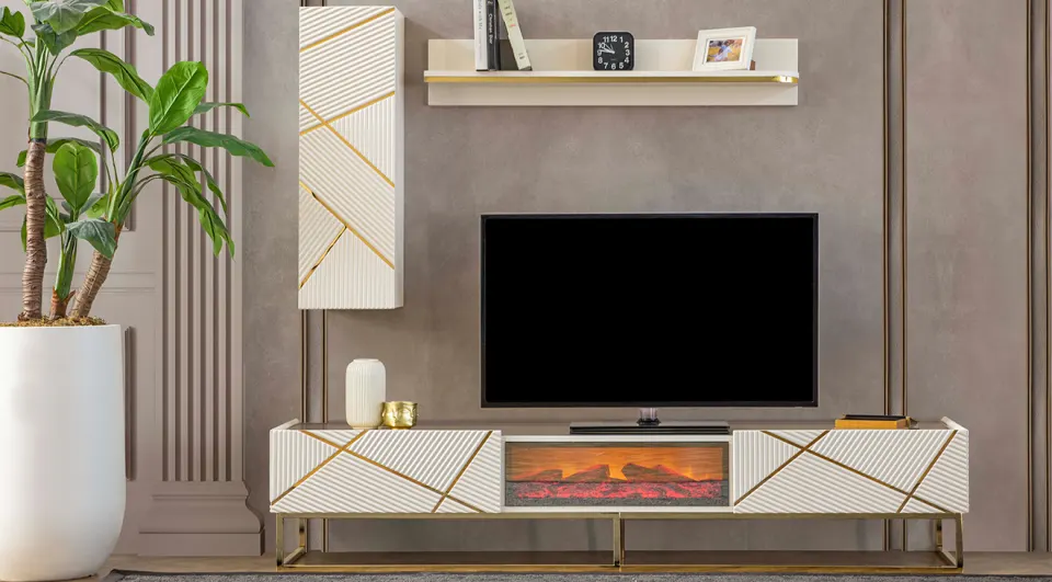 Zen Fireplace Tv Unit