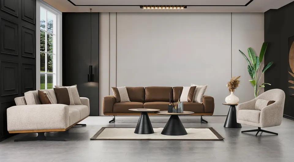 Mono Plus Modern Sofa Set