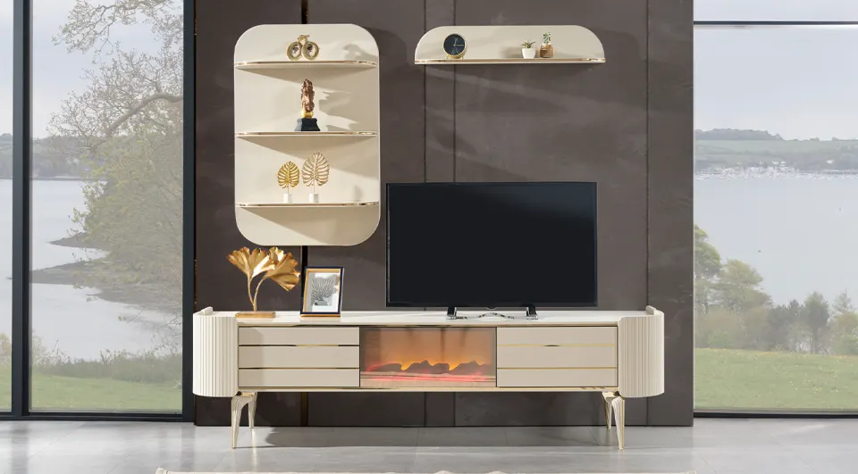Karya Fireplace Tv Unit