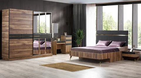 Elite Sliding Door Bedroom Set