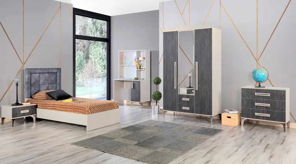 Argonit 3 Doors Young Room Set