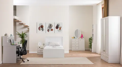 Elya 3 Doors Young Room Set