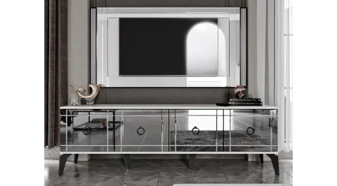 Beyoglu Black Tv Unit