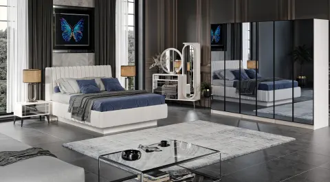 Beyoglu Moonstone 6 Door Bedroom Set