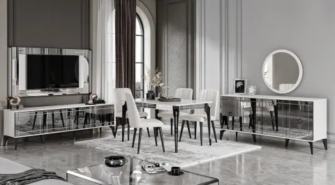 Beyoglu Moonstone Dining Room Set