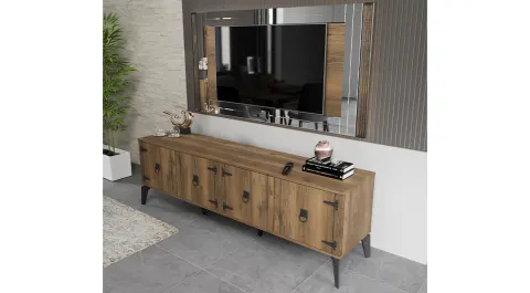 Kamer Walnut TV Unit