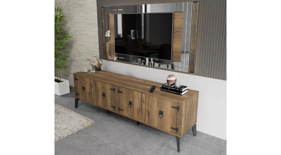 Kamer Walnut TV Unit