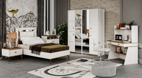 Sirkeci Moonstone 4 Doors Young Room Set