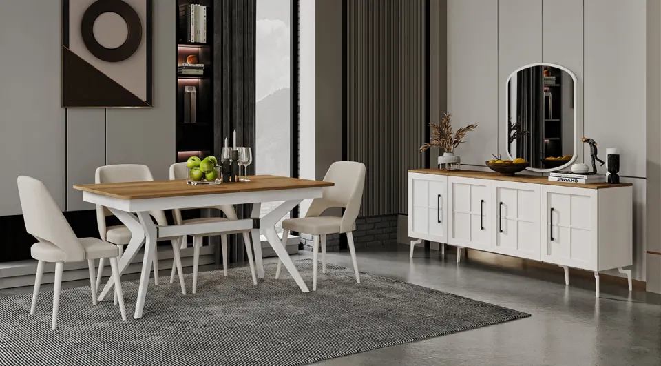 Sirkeci Moonstone Dining Room Set