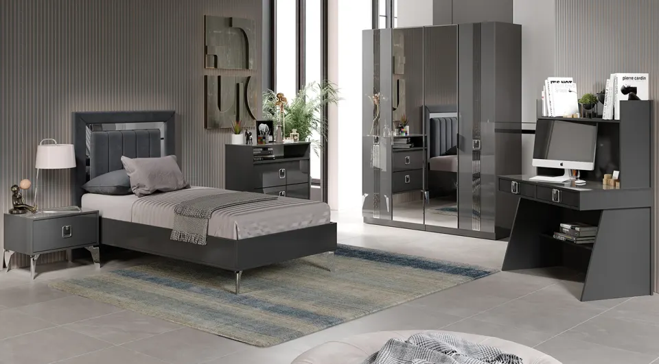Tuzla Youth Room Set with 4 Doors