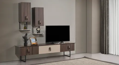 Lagom Walnut TV Unit
