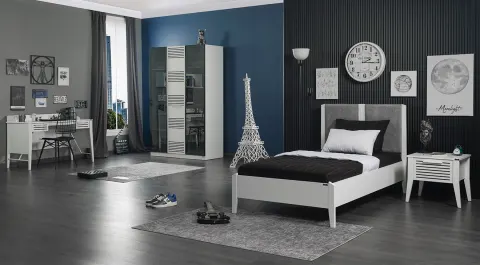 Twin Moonstone 3 Doors Young Room Set