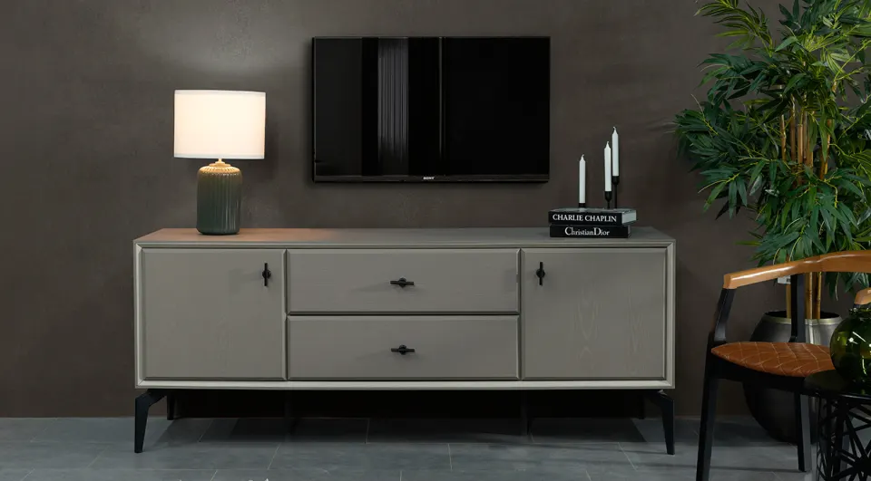 Riena Gray Tv Unit
