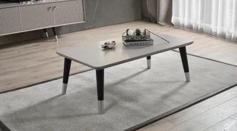 Acelya Wooden Leg Coffee Table