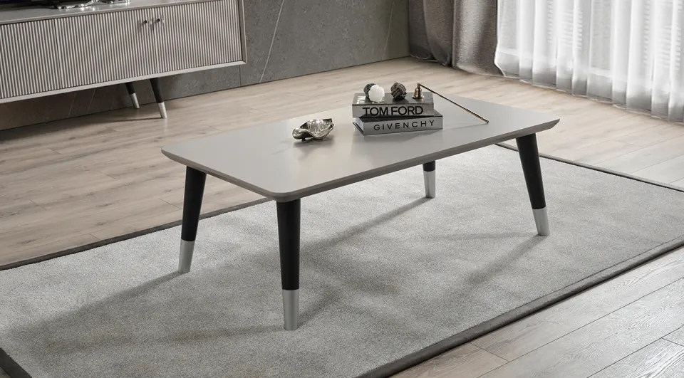 Acelya Wooden Leg Coffee Table