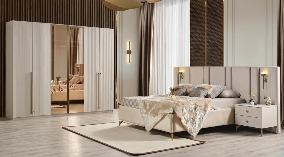 Eva 6 Door Bedroom Set
