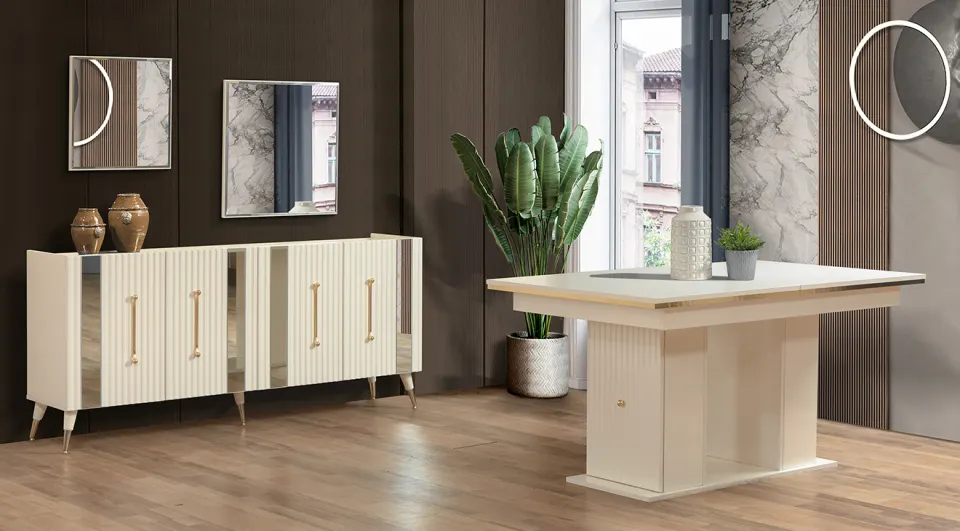 Duru Moonstone Dining Room Set