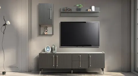 Duru Anthracite Tv Unit