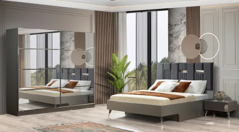 Isil Sliding Door Bedroom Set