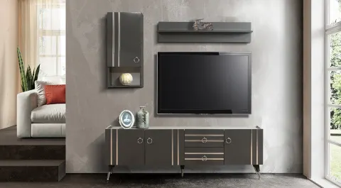 Pera Smoked TV Unit