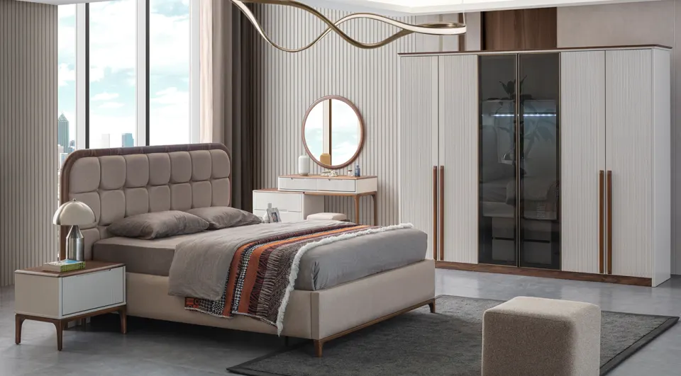 Inci 6 Doors Bedroom Set