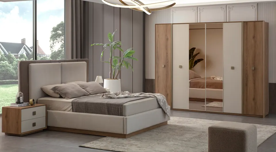 Louvre 6 Door Bedroom Set