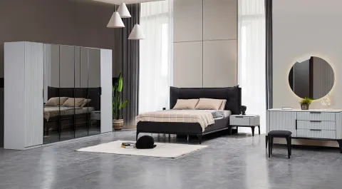 Olivia 6 Door Bedroom Set