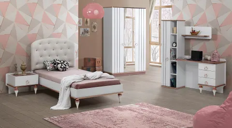 Rose 3 Door Young Room Set